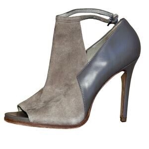 Costume National - Peep Toe - Beige Booties - Size 10